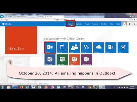 Office 365- Logging In and Checking Outlook Email Office 365- Logging In and Checking Outlook Email