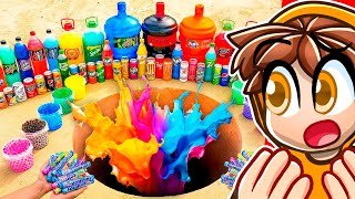 9,784,235 Sodas vs GIGANTIC Mentos Explosion!