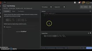 CodeWars Challenge Tutorial