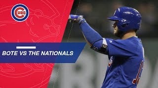 David Bote's heroics vs. the Nationals this season