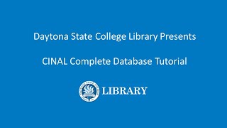 CINAL Complete Basic Search