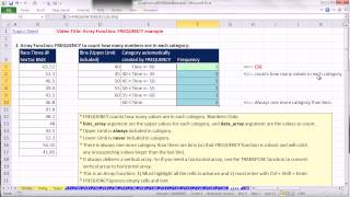 Ctrl + Shift + Enter: Excel Array Formulas 17: FREQUENCY Array Function Basics