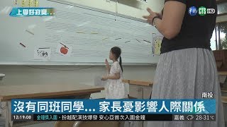 少子化嚴重 南投7偏鄉小學僅1名新生| 華視新聞 20180831