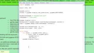 Pygame Tutorial 3 - Keyboard Events