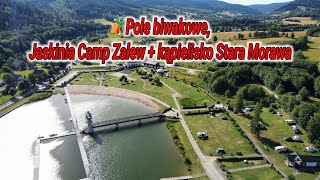 🏕️ Pole biwakowe, Jaskinia Camp Zalew + kąpielisko Stara Morawa. Dolnośląskie. Stalewiaki w podróży.