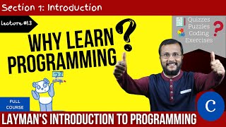 What is programming and why we need to learn it | Complete C programming course | Lecture #1.3