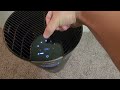 shark hp102 clean sense air purifier for home allergies hepa filter review