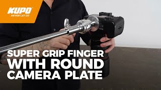 Kupo Super Grip Finger with Round Camera Plate