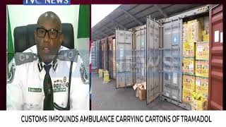 Apapa customs impounds Ambulance carrying cartons Tramadol out of Apapa port