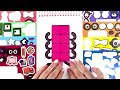 sticker asmr 🟥 decorating the numberblocks sticker 🟧 넘버블럭스 숫자 스티커 asmr