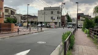 三菱ふそうローザ足立区障がい福祉センターバス綾瀬駅16時23分通過