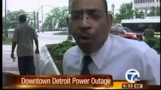 Detroit power outages and closures