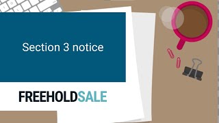 Section 3 notice
