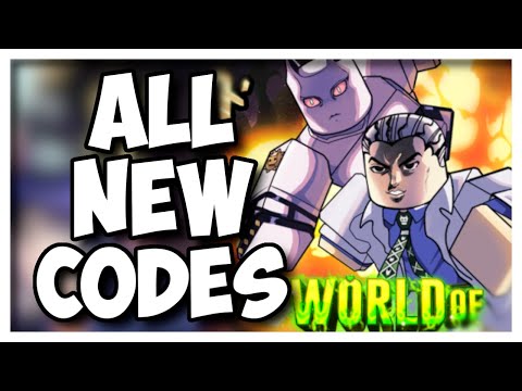 NEW WORLD OF STANDS CODES FOR MARCH 2024 ALL WORKING CODES IN WORLD OF STANDS (Roblox)