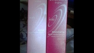 Ion Color Brilliance Hair Dye Review In Magenta and Rose