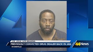 Previously convicted drug dealer back in jail on dealing charges