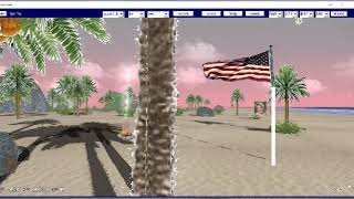 opengl flag in the wind