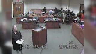 Louisville judge yells for help as brawl breaks out in courtroom