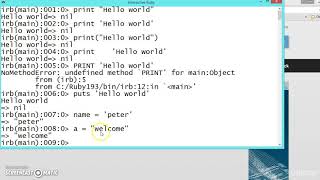 084 Learn python and ruby programming:- First program