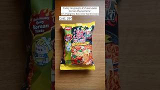 For the first time | Trying Nissin Geki Korean Cheese flavor