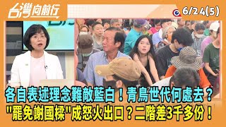 2024.06.24【台灣向前行 Part5】各自表述理念難敵藍白！青鳥世代何處去？\