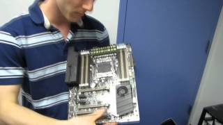 ASUS X79 Sabertooth TUF Series Gaming Motherboard Unboxing \u0026 First Look Linus Tech Tips