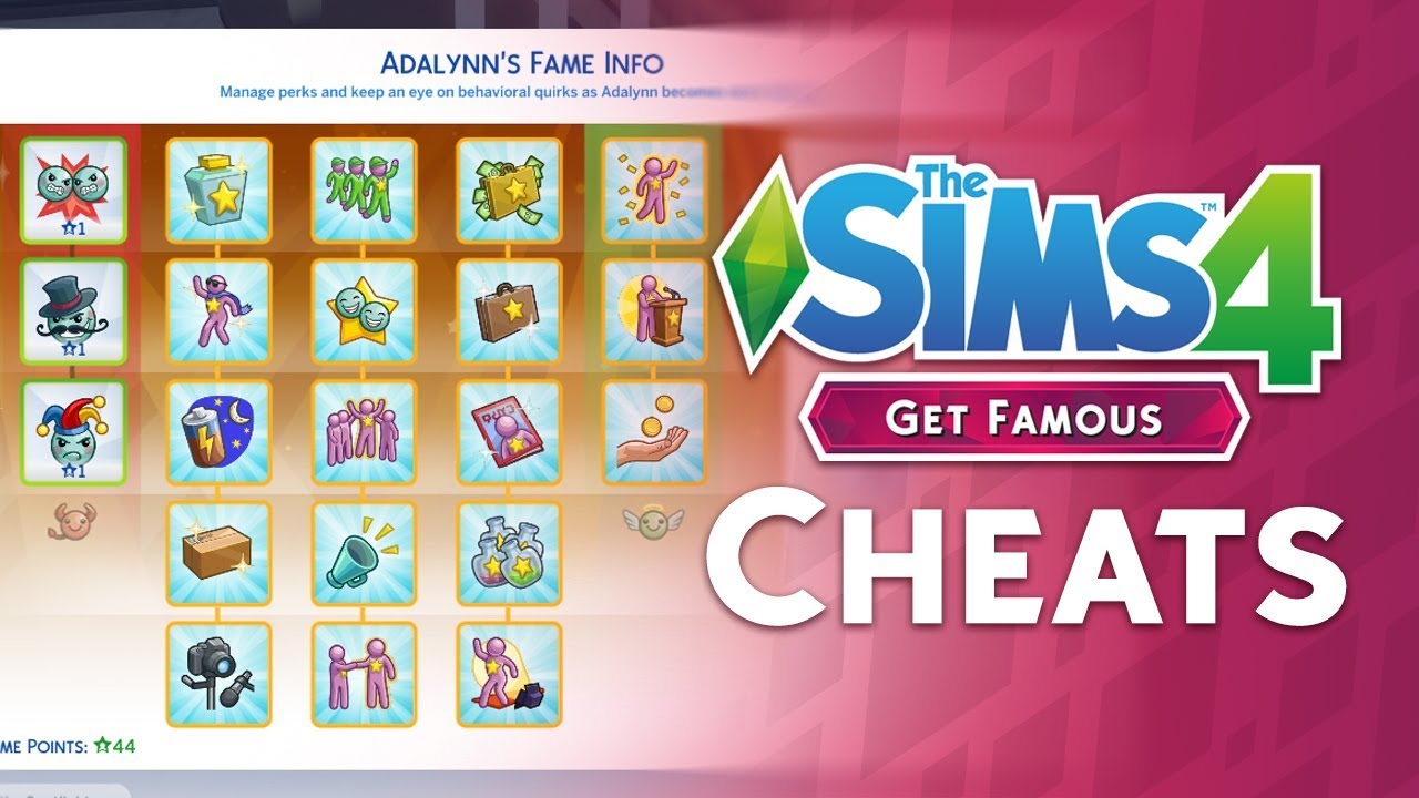 The Sims 4 Get Famous: New Cheats And How To Use Them - YouTube