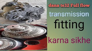 dana transmission Te32 full flow fitting