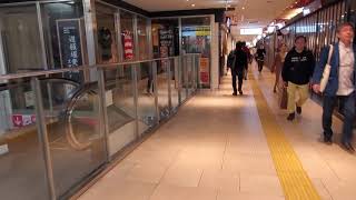 【終電前/駅ナカ/散策動画】近鉄・阪神なんば駅(東改札口)～(東西Concourse)～(西出入口)