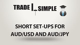 Learn Forex - Short set-ups on AUD/USD and AUD/JPY