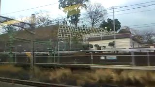 《185系車窓》東海道線 特急踊り子110号 大船～川崎