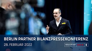 Berlin Partner Bilanzpressekonferenz 2021 - 28.02.2022