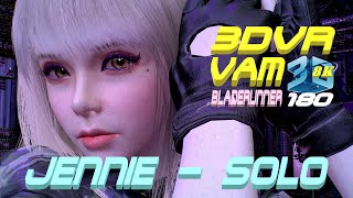 JENNIE - SOLO, Dance at the Bladerunner City, MMD, ブレードランナーシティでダンス 3DVR VaM 8K60FPS