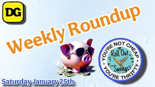 Cool Saturday Savings~ Weekly Roundup DG 1/25