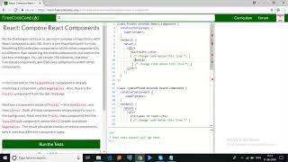 frecodecamp-React Compose React Components-solution