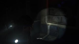 Ellie ignores Dina and continues through the tunnels without her mask