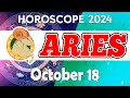 ♨️THIS IS WHAT YOU NEEDED TO HEAR💥💥daily horoscope 👀 Horoscope for today ARIES OCTOBER 18 2024 ♈️