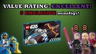 2 Minifigs Skyrocket by 50% in Just a Month! 75364 LEGO Set Retiring! Get the first E-Wing!