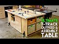 ULTIMATE T-Track Assembly & Outfeed Table / Workbench with Systainer Storage | How To Build