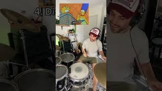 The Simpsons theme in every musical style #drums #drummerd #thesimlsons