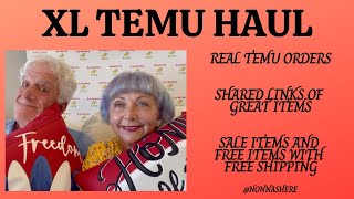 XL TEMU HAUL/Temu Links/ Great Items/Free Shipping/Sale and Free Items/ Are You Back Shopping Temu?