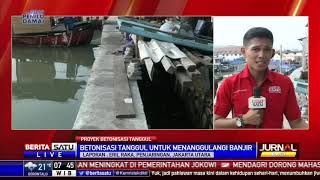 Cegah Banjir, Pemprov DKI Betonisasi Tanggul di Penjaringan