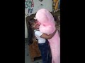 Unboxing 6 feet giant teddy bear gift (pink)❤😀