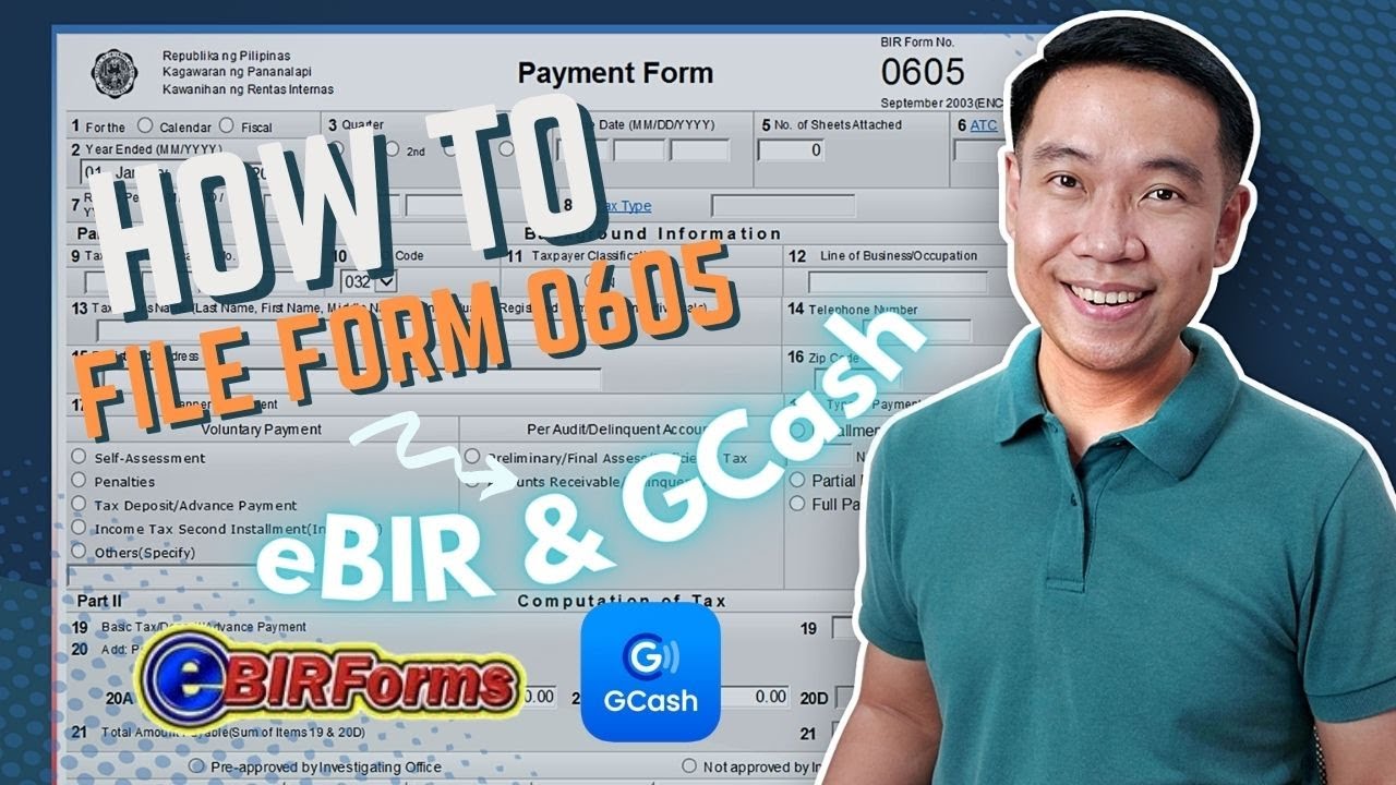 How To File Annual Registration (BIR Form 0605) | PAANO MAGRENEW NG BIR ...