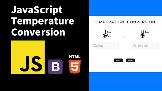 JavaScript Temperature Conversion App 2020 – JavaScript for Beginners