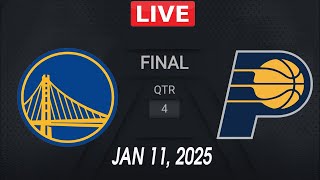 NBA LIVE! Golden State Warriors vs Indiana Pacers  | January 11, 2025 | NBA Season LIVE! 2K25