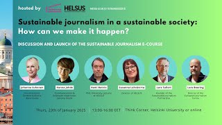 Sustainable journalism in a sustainable society - How can we make it happen? 23.1.2025