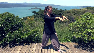 Tai Chi 5 Minutes a Day  Module 01 - Easy for Beginners - the Wave and Embracing the Moon