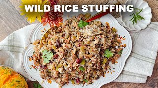 Easy Wild Rice Dressing - The Perfect Thanksgiving Recipe!