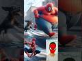 Fat Superheroes Crying Chased by dogs | 💥 marvel and DC characters #avengers #superheroes #shorts